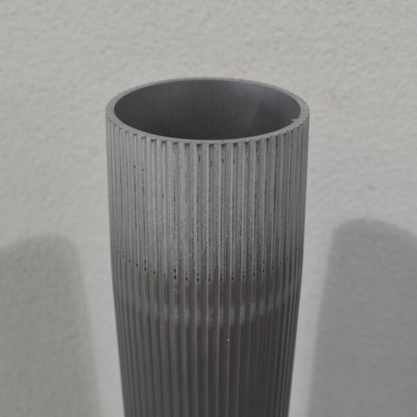 Tischfuß-Achsrohr mit Sockel 660mm grau