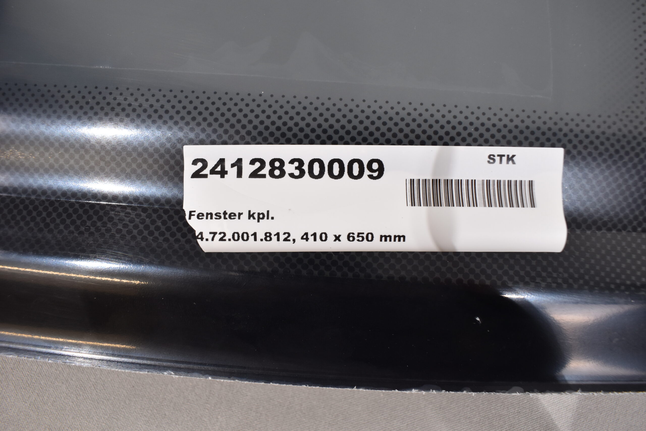 Hobby Ausstellscheibe 410x650mm schwarz