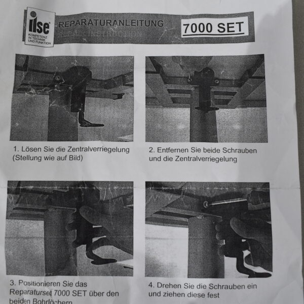 Tischgestell Chrom 730mm; Fuß Schwarz