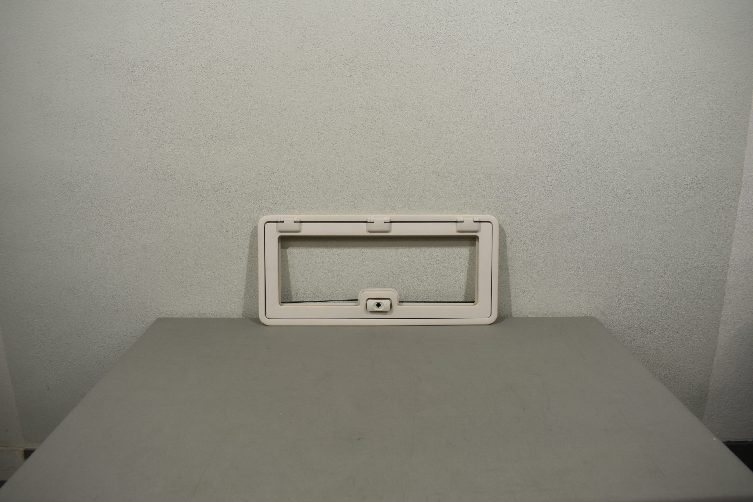 Klappenrahmen Kunststoff 345x735mm weiß