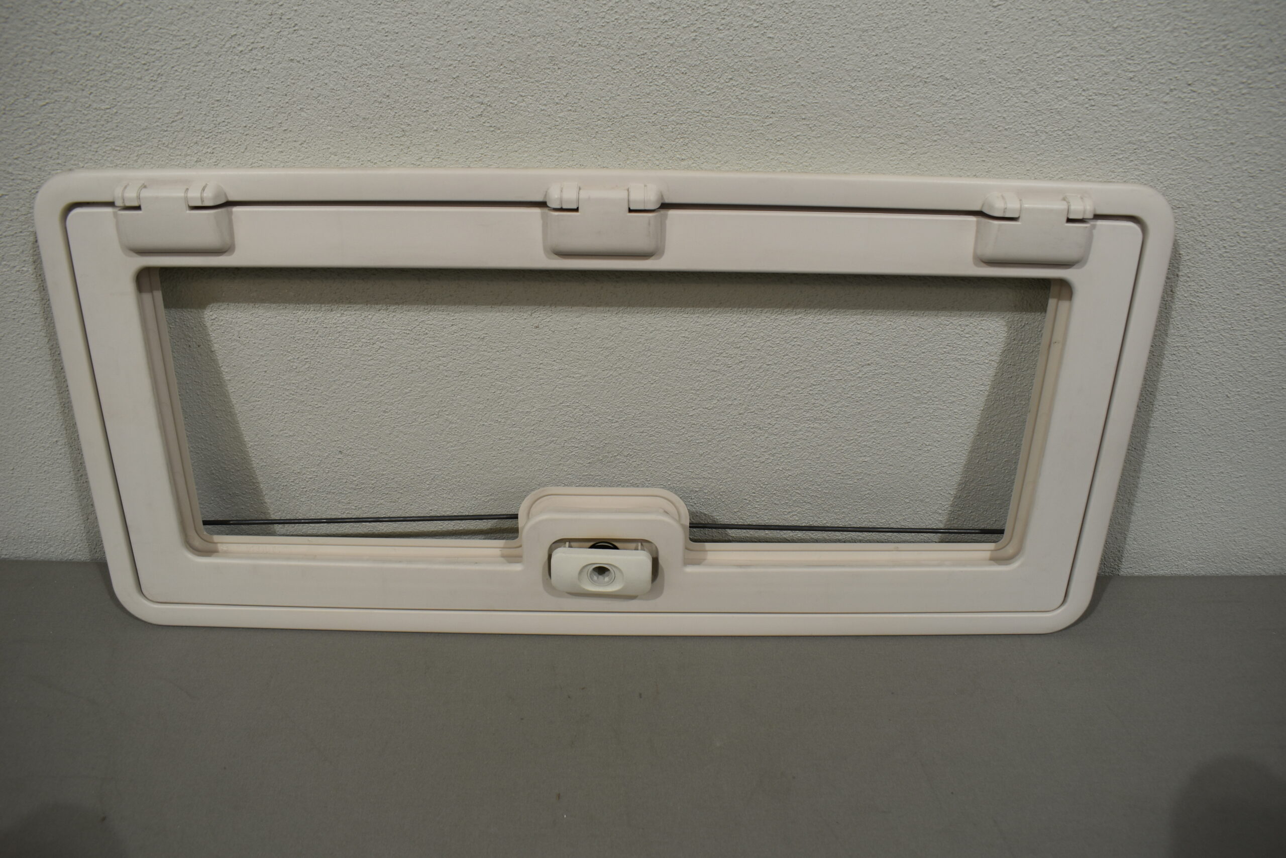 Klappenrahmen Kunststoff 345x735mm weiß