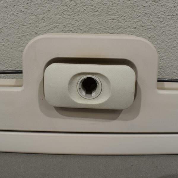 Klappenrahmen Kunststoff 345x735mm weiß