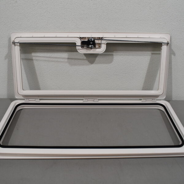 Klappenrahmen Kunststoff 345x735mm weiß