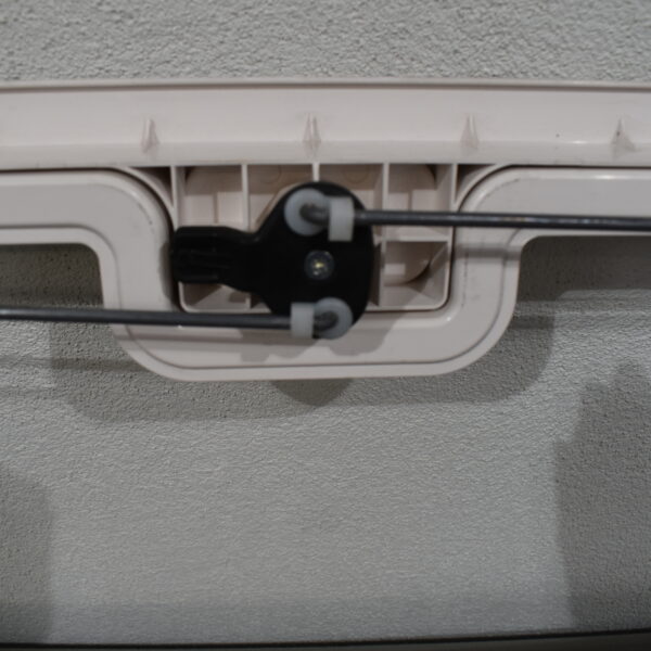 Klappenrahmen Kunststoff 345x735mm weiß