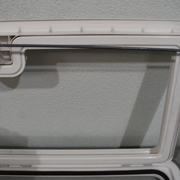 Klappenrahmen Kunststoff 345x735mm weiß