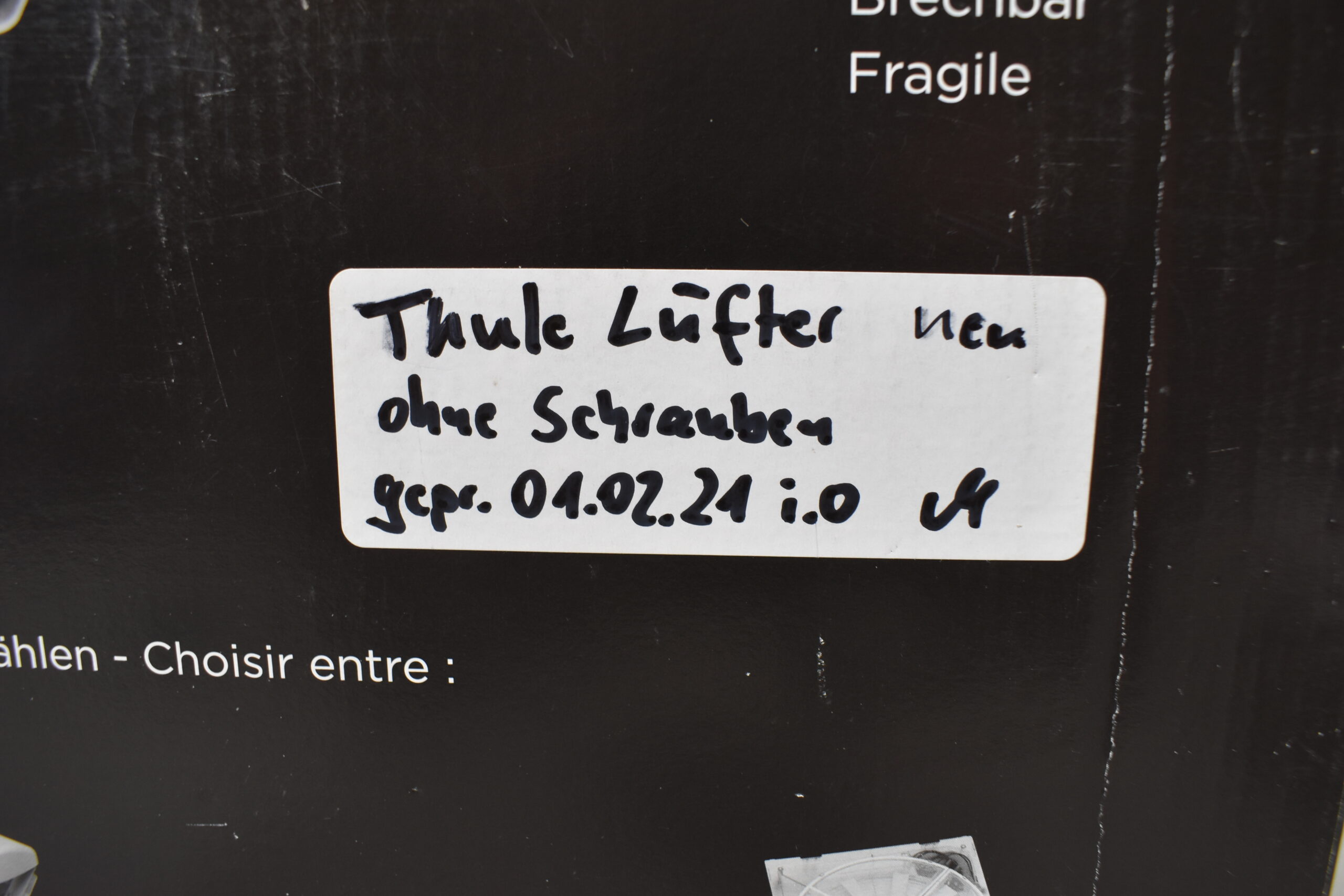 Thule Dachhaube mit 12 Volt Ventilator