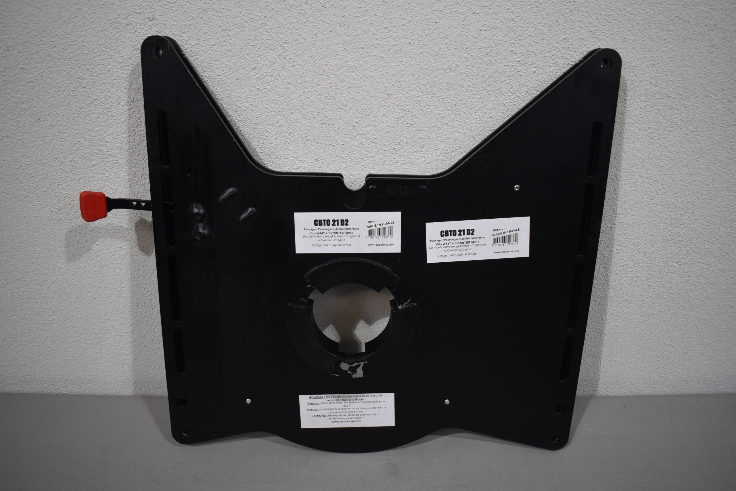 Scopema Drehkonsole Beifahrerseite Mercedes Vito W447 + Sprinter M907