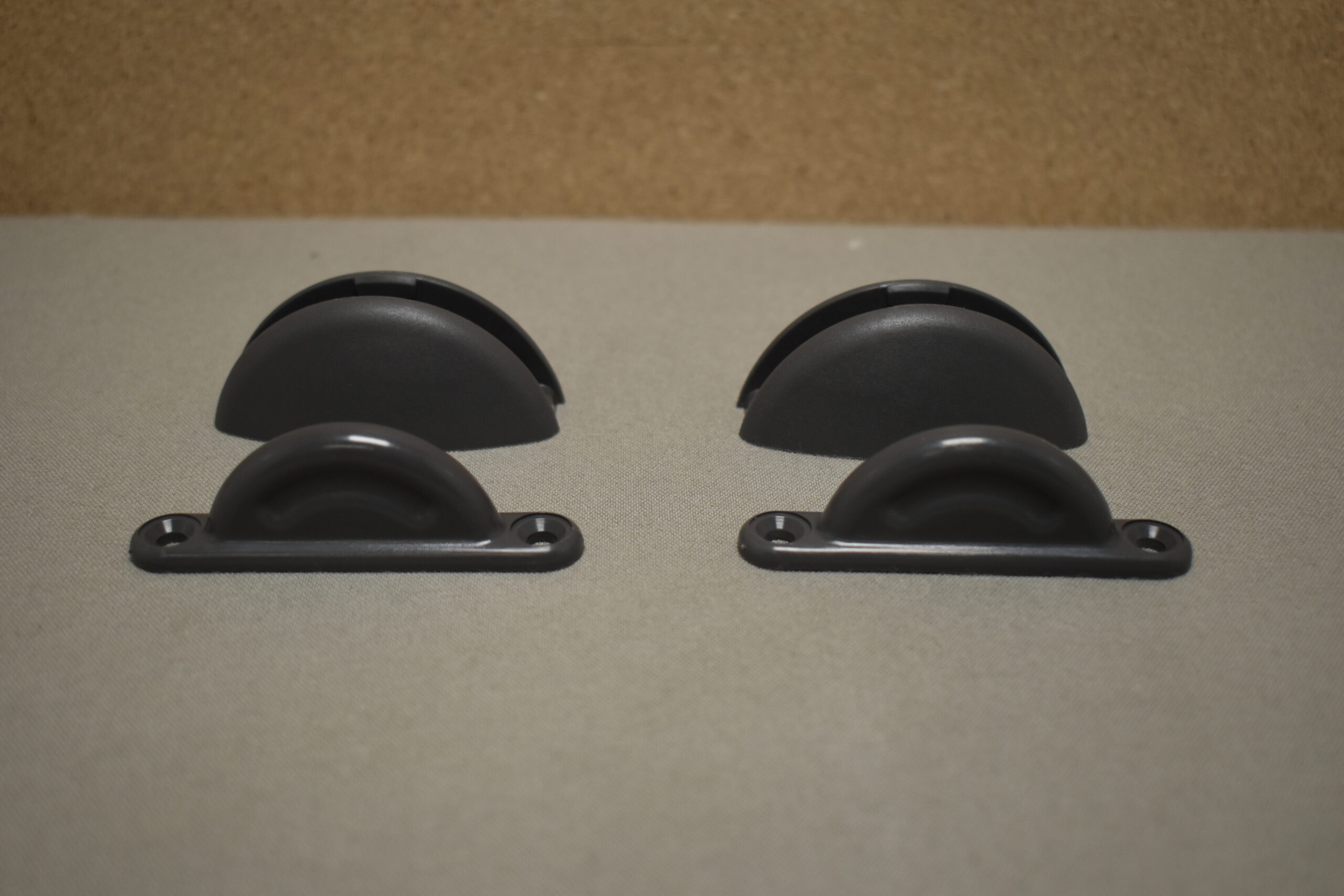 Türfeststeller Plopp dunkel grau 2er-Set