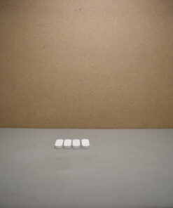 Unterlegplatte für Türfeststeller weiß 2er-Set