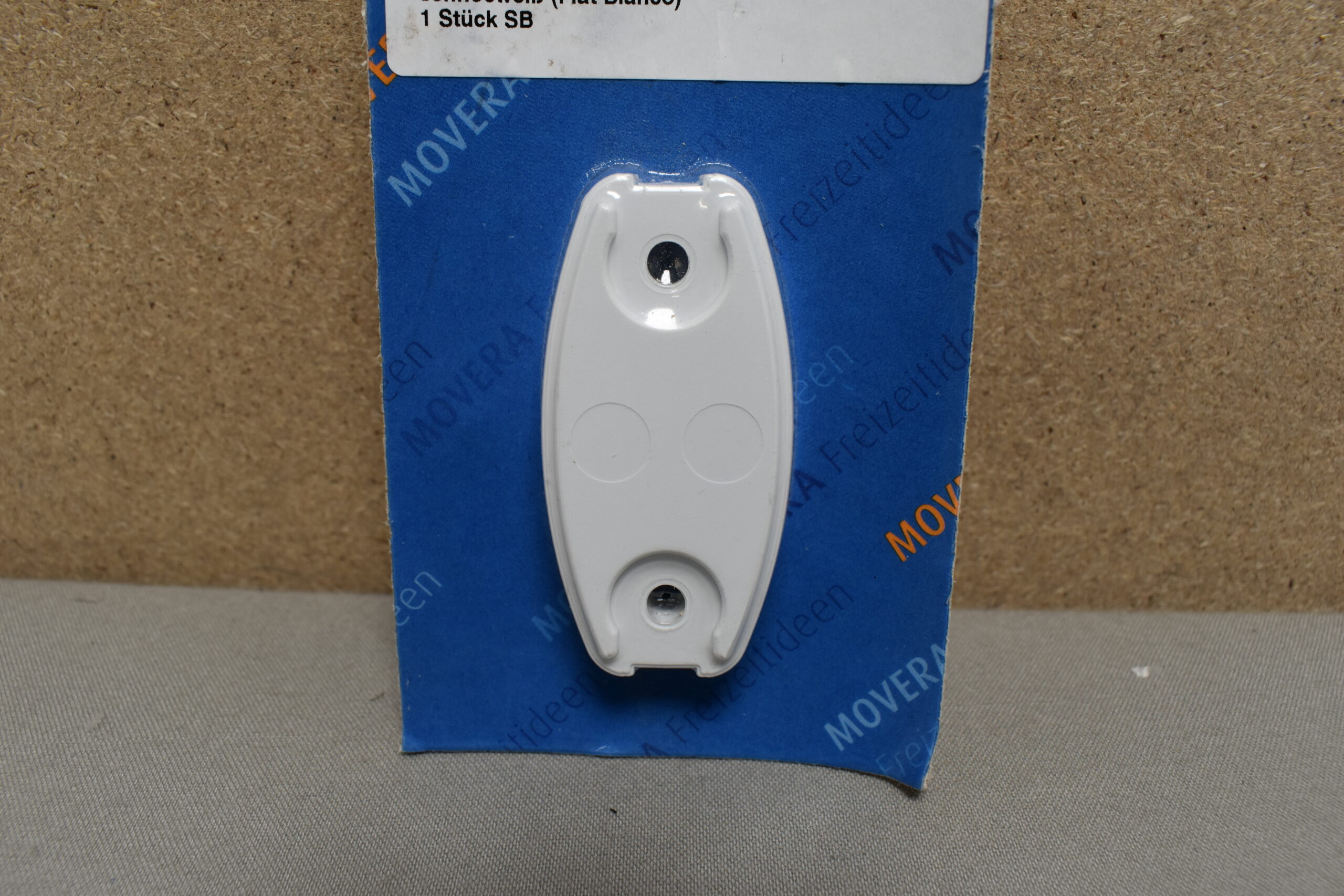 Unterlegplatte für Türfeststeller weiß 2er-Set