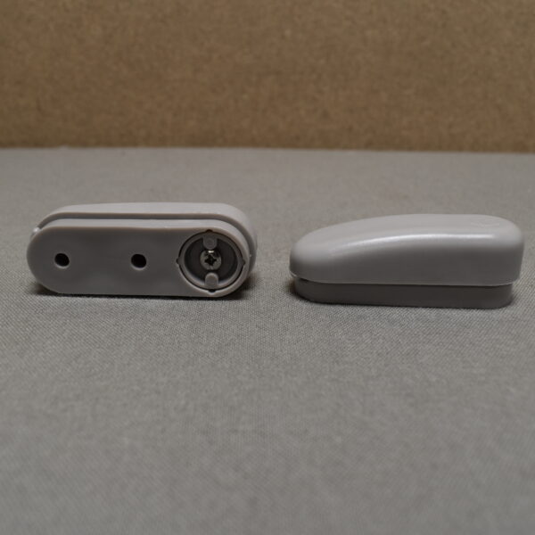 Klappenhalter grau 2er-Set