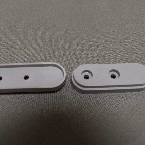 Klappenhalter grau 2er-Set