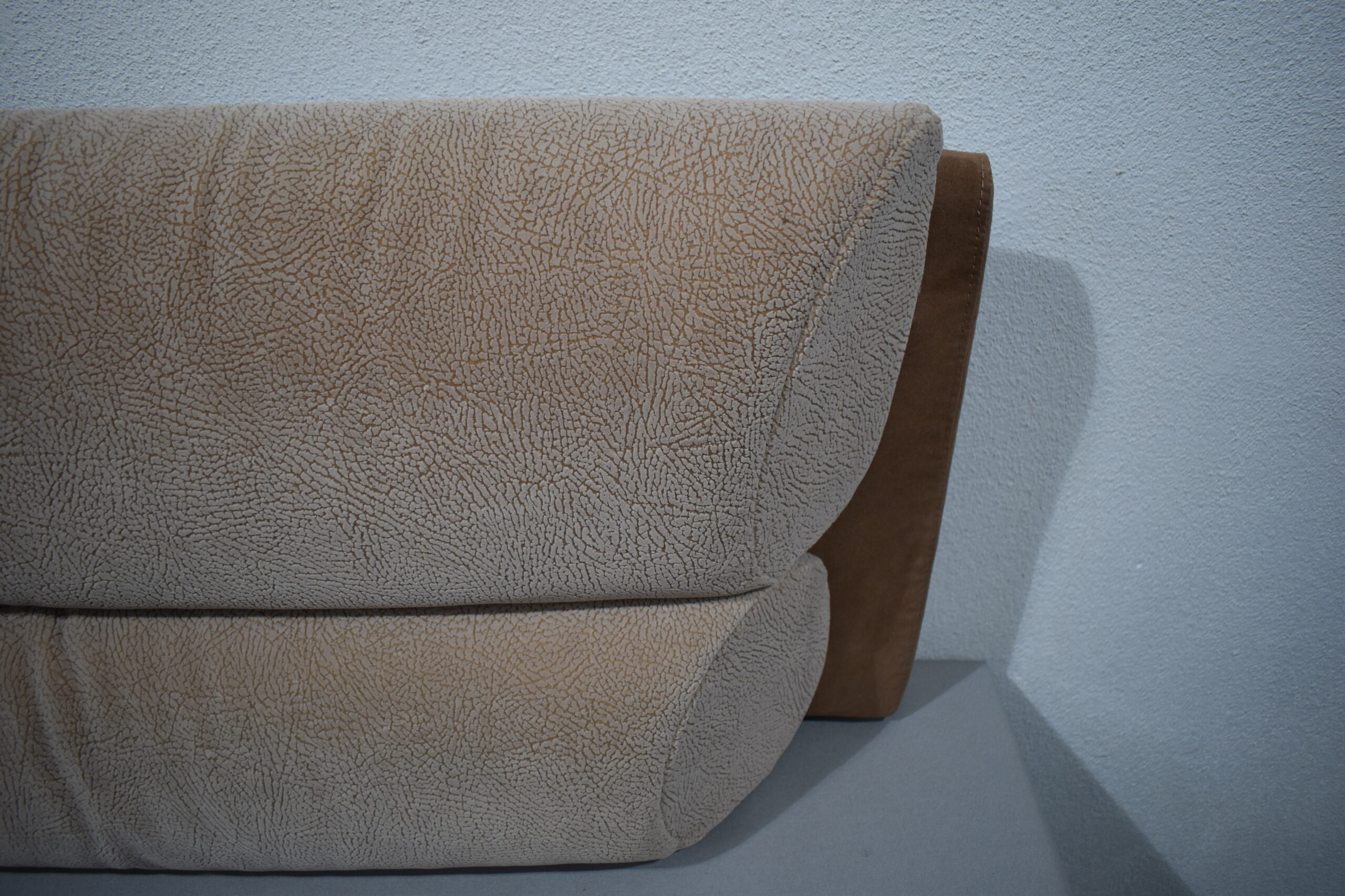 Polsterrücken "Redonda" 2000x410x230mm Caramel