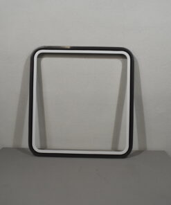 Klappenrahmen 830x890mm dunkel grau/weiß