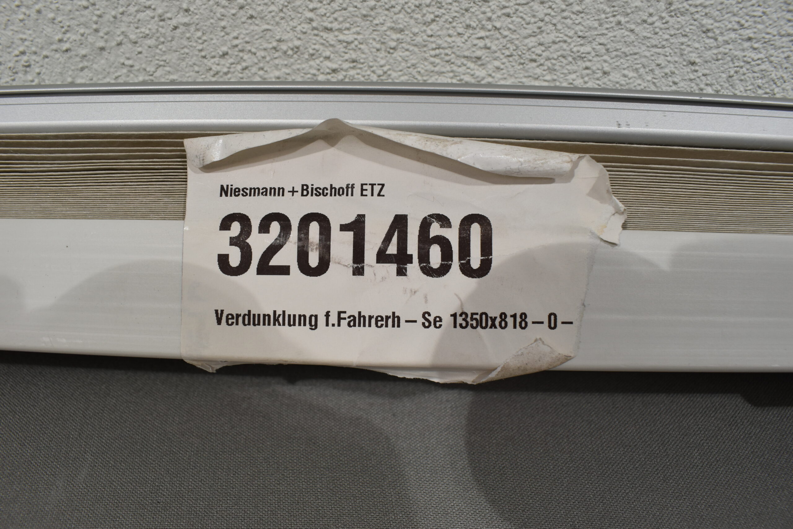 Verdunklungsrollo für Fahrerhaus 1350x818mm