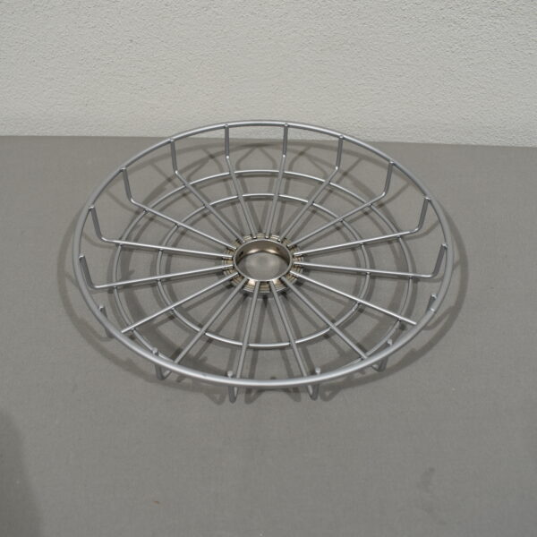 Drahtkorb ohne Glasplatte Velour Chrom