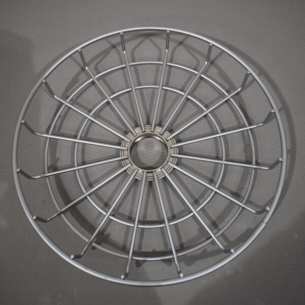 Drahtkorb ohne Glasplatte Velour Chrom