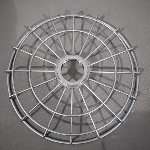 Drahtkorb ohne Glasplatte Velour Chrom