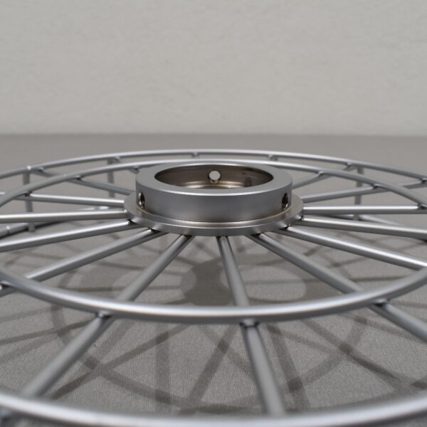 Drahtkorb ohne Glasplatte Velour Chrom