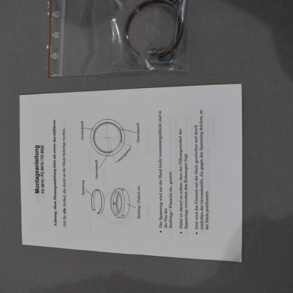 Drahtkorb ohne Glasplatte Velour Chrom