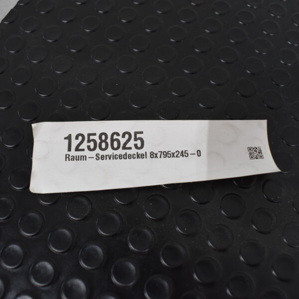 Raum-Servicedeckel; Bodendeckel 8x795x245mm Schwarz