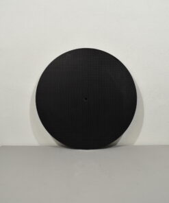 Raum-Servicedeckel; Bodendeckel rund Schwarz