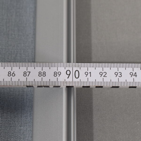 Verdunklungs-Rollo 560x900mm grau