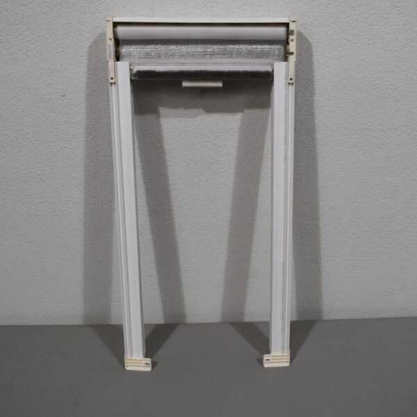 Kombi-Rollo mit Rahmen 215x500mm weiß