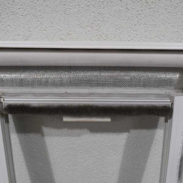 Kombi-Rollo mit Rahmen 215x500mm weiß