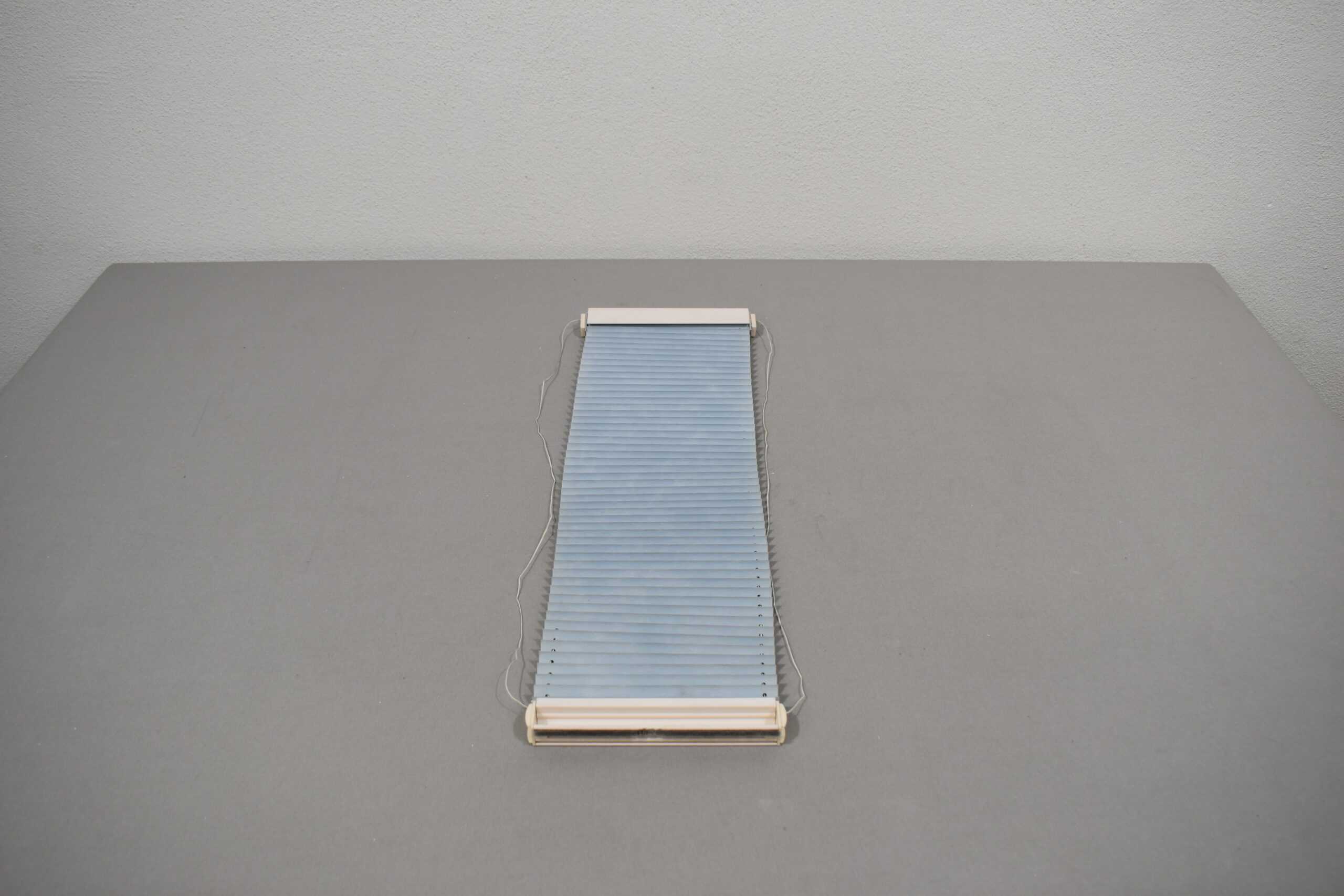 Plissee 180x600mm blau