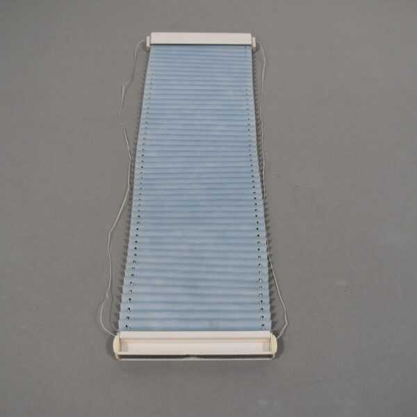 Plissee 180x600mm blau