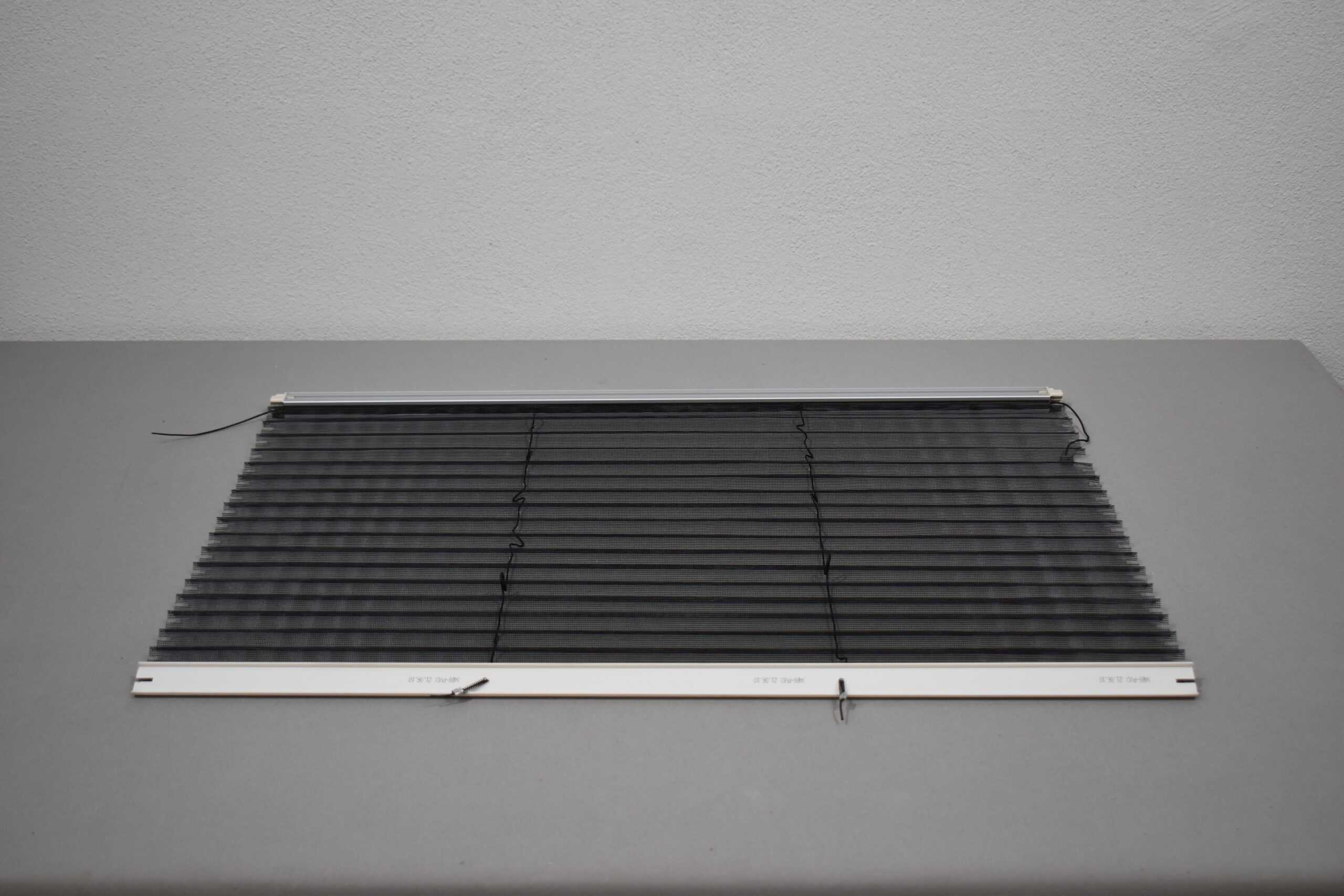 Plissee Fliegenschutz 760x600 schwarz