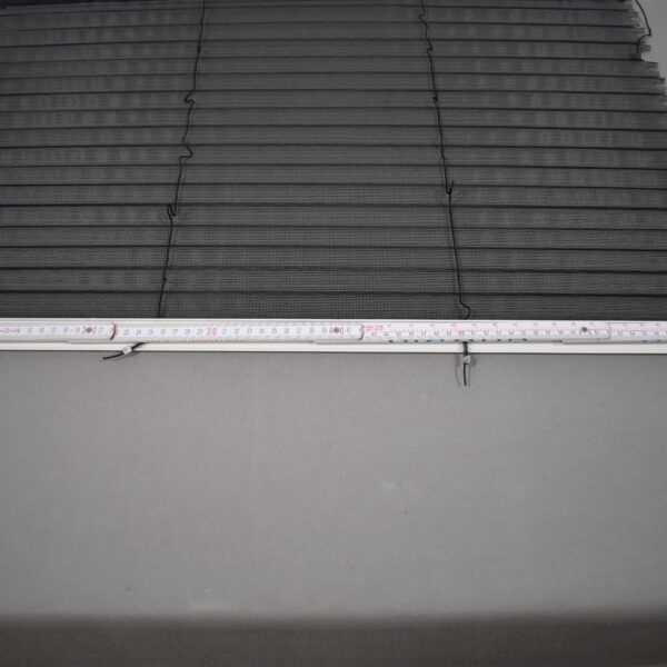 Plissee Fliegenschutz 760x600 schwarz