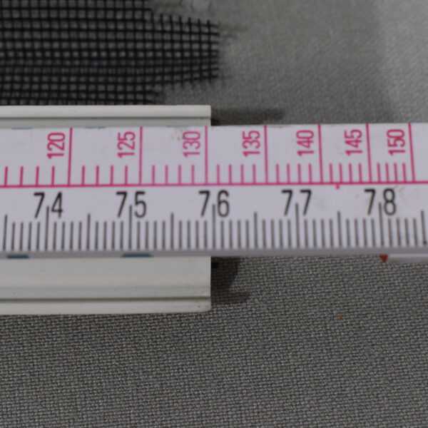 Plissee Fliegenschutz 760x600 schwarz