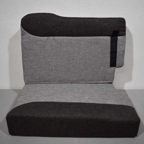 Sitzpolster 410x110x660mm grau