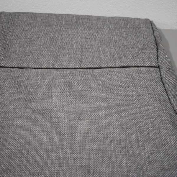 Polsterbezug 650x110x960mm grau/schwarz