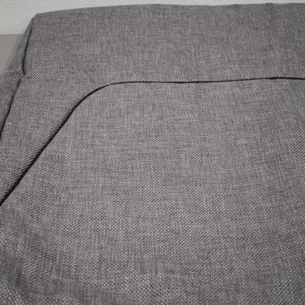 Polsterbezug 650x110x960mm grau/schwarz