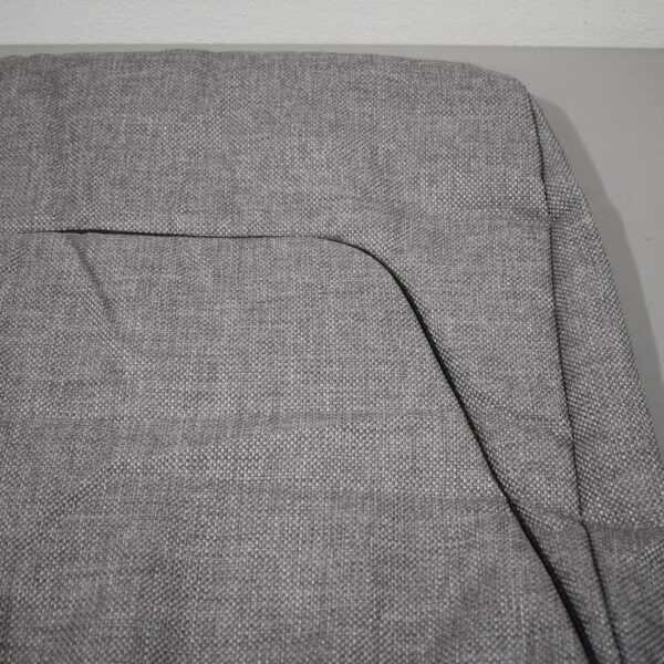 Polsterbezug 650x110x960mm grau/schwarz