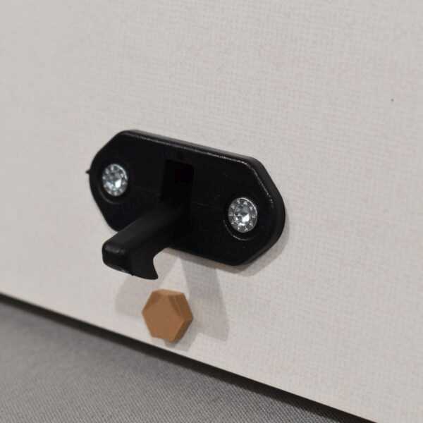 Möbelklappe 741x268mm weiß