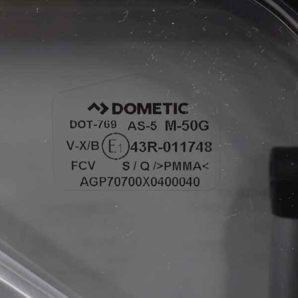 Dometic Ausstellfenster 700x400mm schwarz