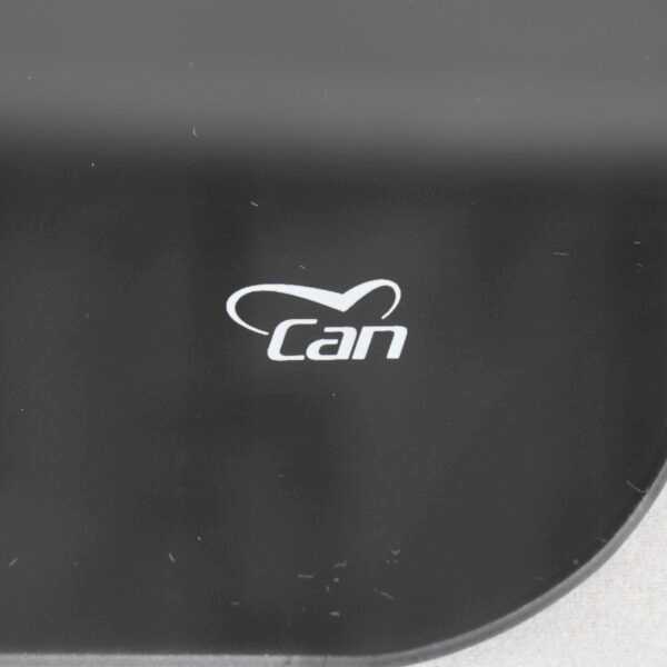 Can Glasabdeckung für Kochfeld 350x295mm schwarz