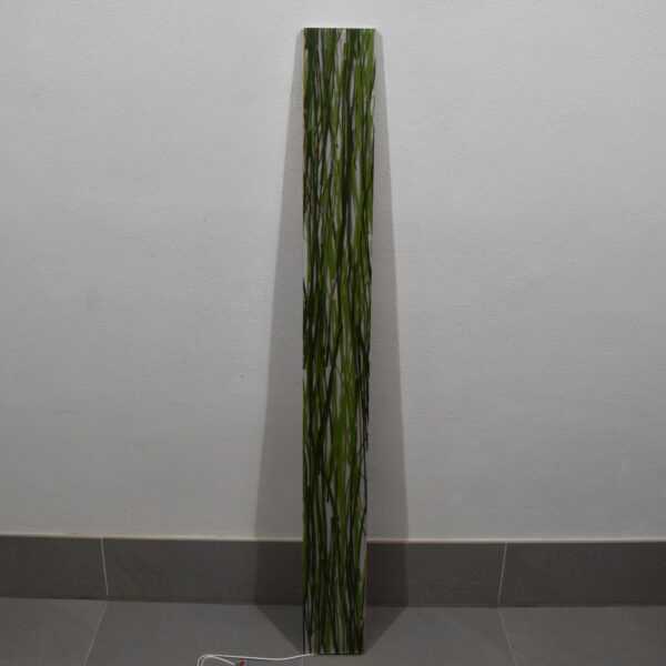 Panel in Grasoptik/Lampe 170x1655x25mm grün