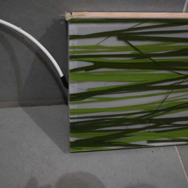 Panel in Grasoptik/Lampe 170x1655x25mm grün