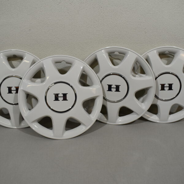 4 Radkappen Radblende 14 Zoll weiß