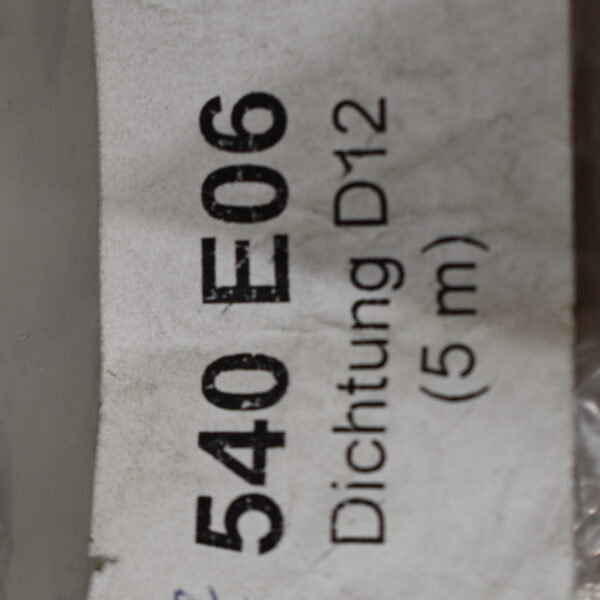 Dichtung D12; 540 E06 5000mm
