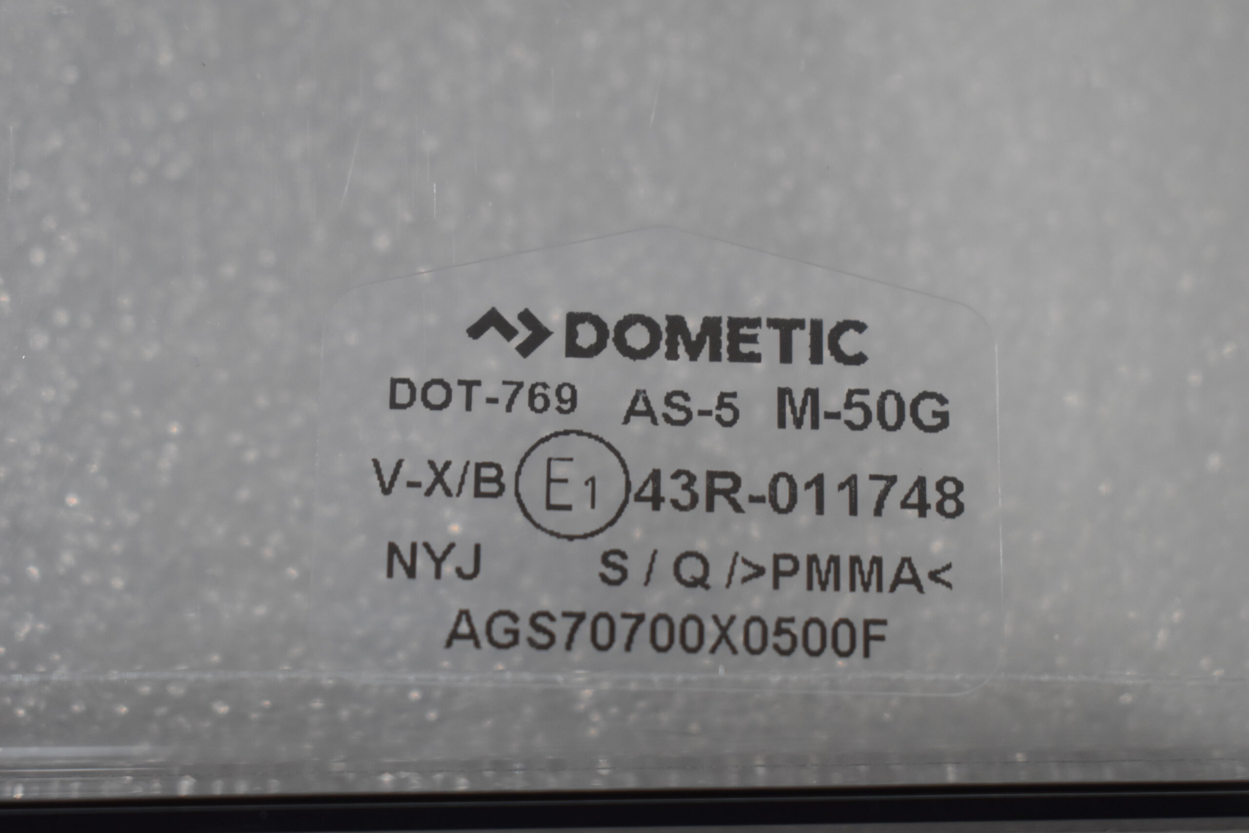 Dometic S7 Schiebefenster 700x500 cm Alurahmen schwarz