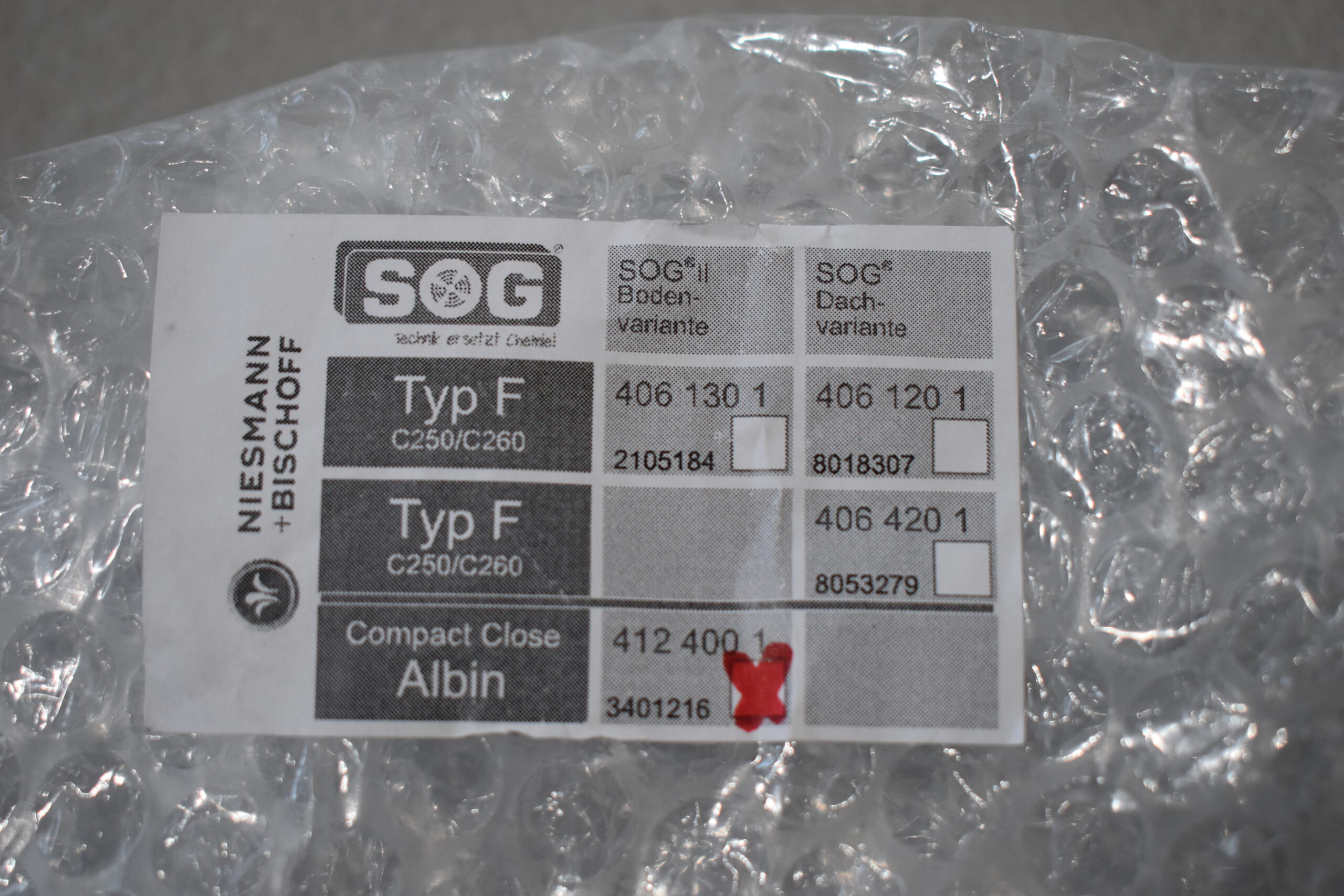 SOG Compact Close passend für Albin Silent 12 V Zerhackertoilette Art. 412 400 1