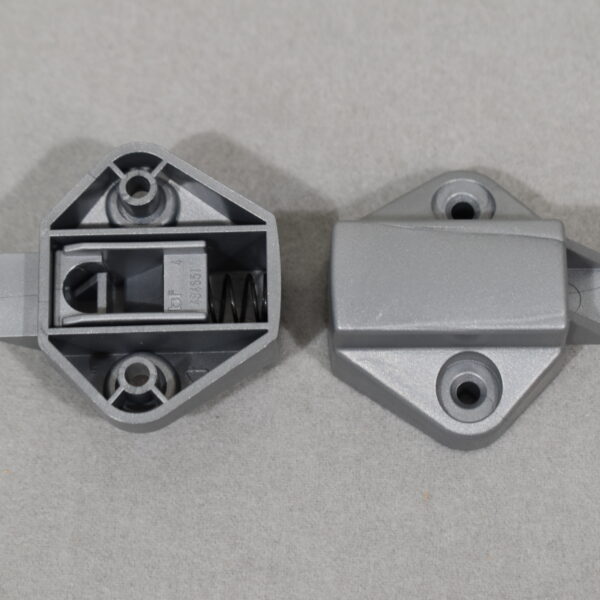 Schließschnapper-Set silber Matt