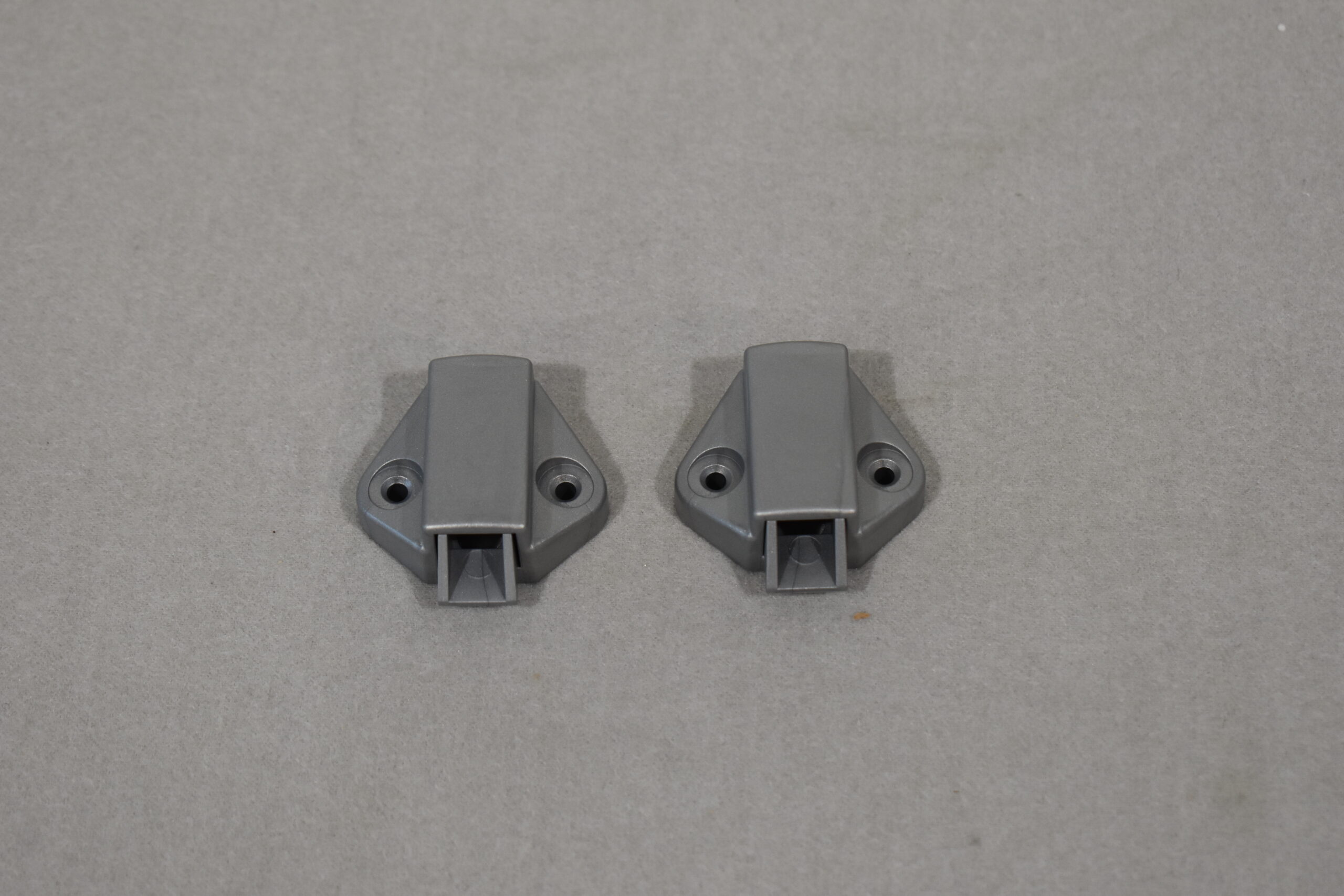 Schnappverschluss-Set silber Matt