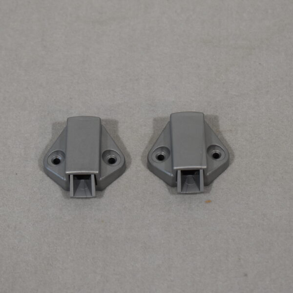 Schnappverschluss-Set silber Matt